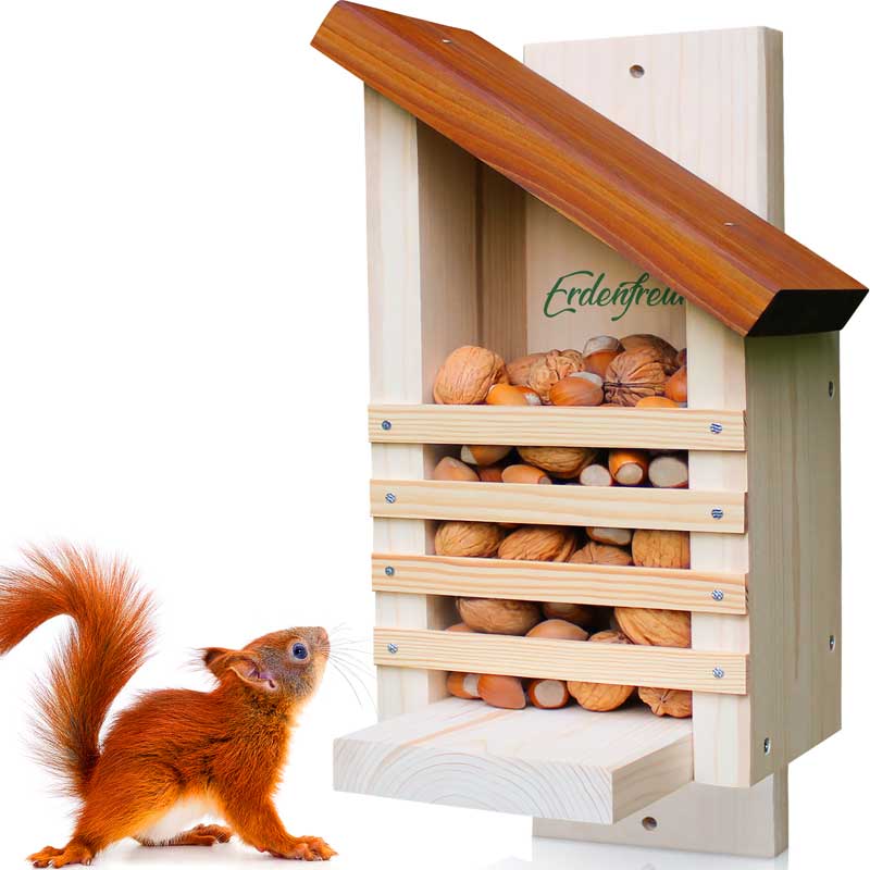Eichhörnchen Futterhaus - Erdenfreund Shop
