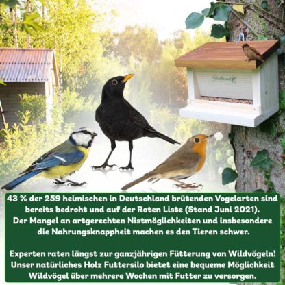 Futtersilo Vogelhaus