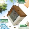 Bienenhaus Wildbienen Nisthilfe handverschraubt