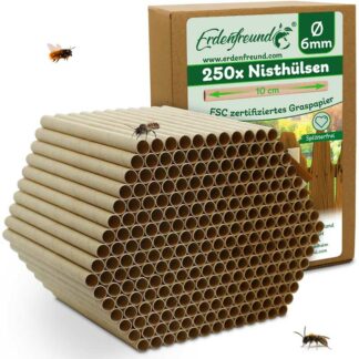Nisthülsen für Wildbiene 6mm