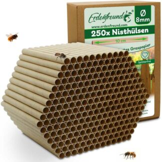 Niströhren für Wildbienen 8mm