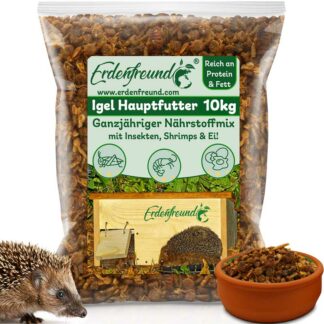 Igelfutter einzeln Schale und Igel 10kg